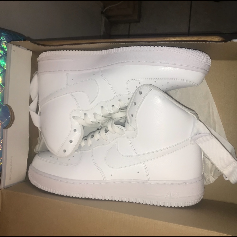 Size 10.5 Nike Air Force Ones HIGH top
